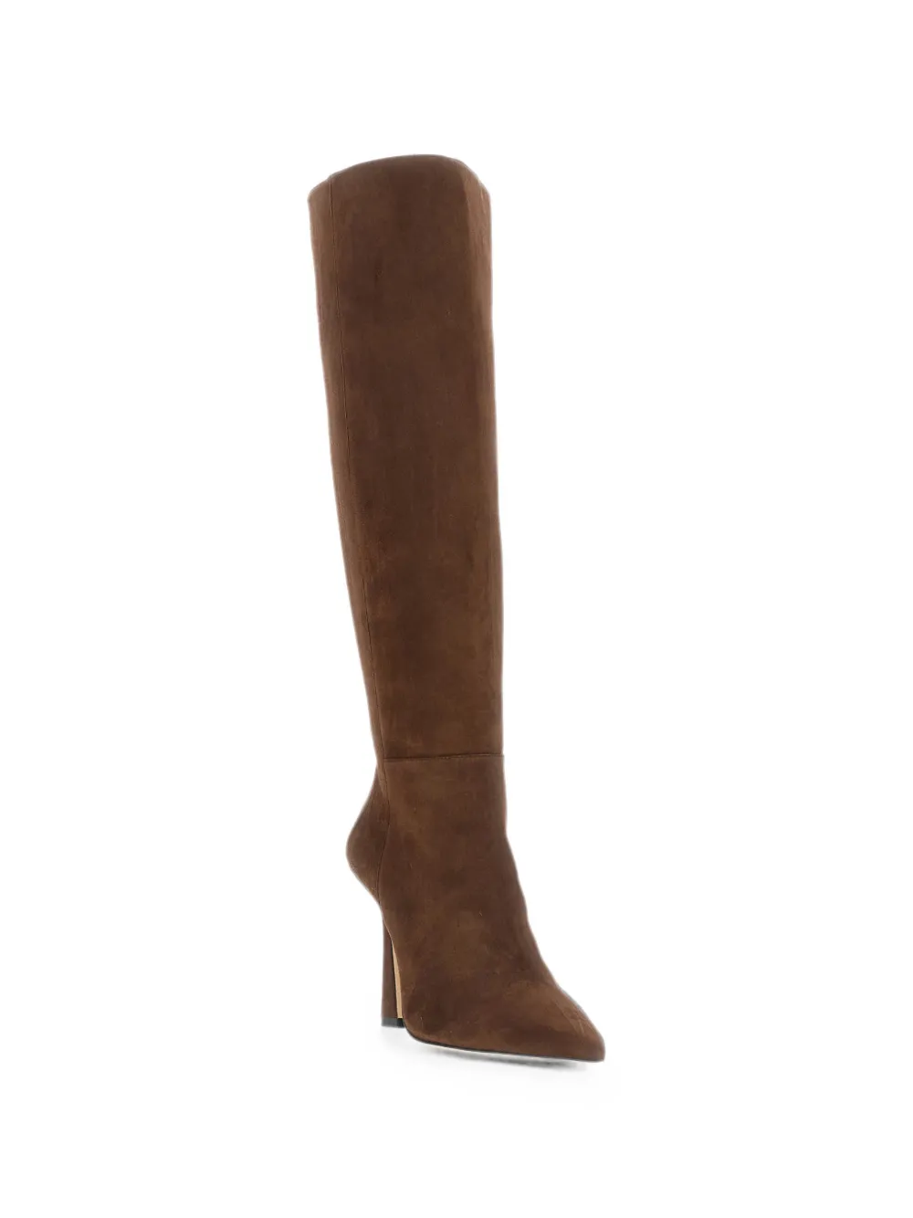 Stuart Weitzman pointed-toe suede knee-high boots Bruin