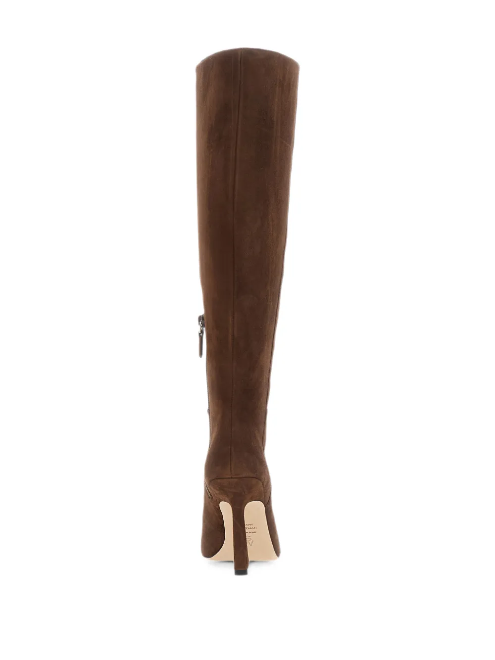 Stuart Weitzman pointed-toe suede knee-high boots Bruin