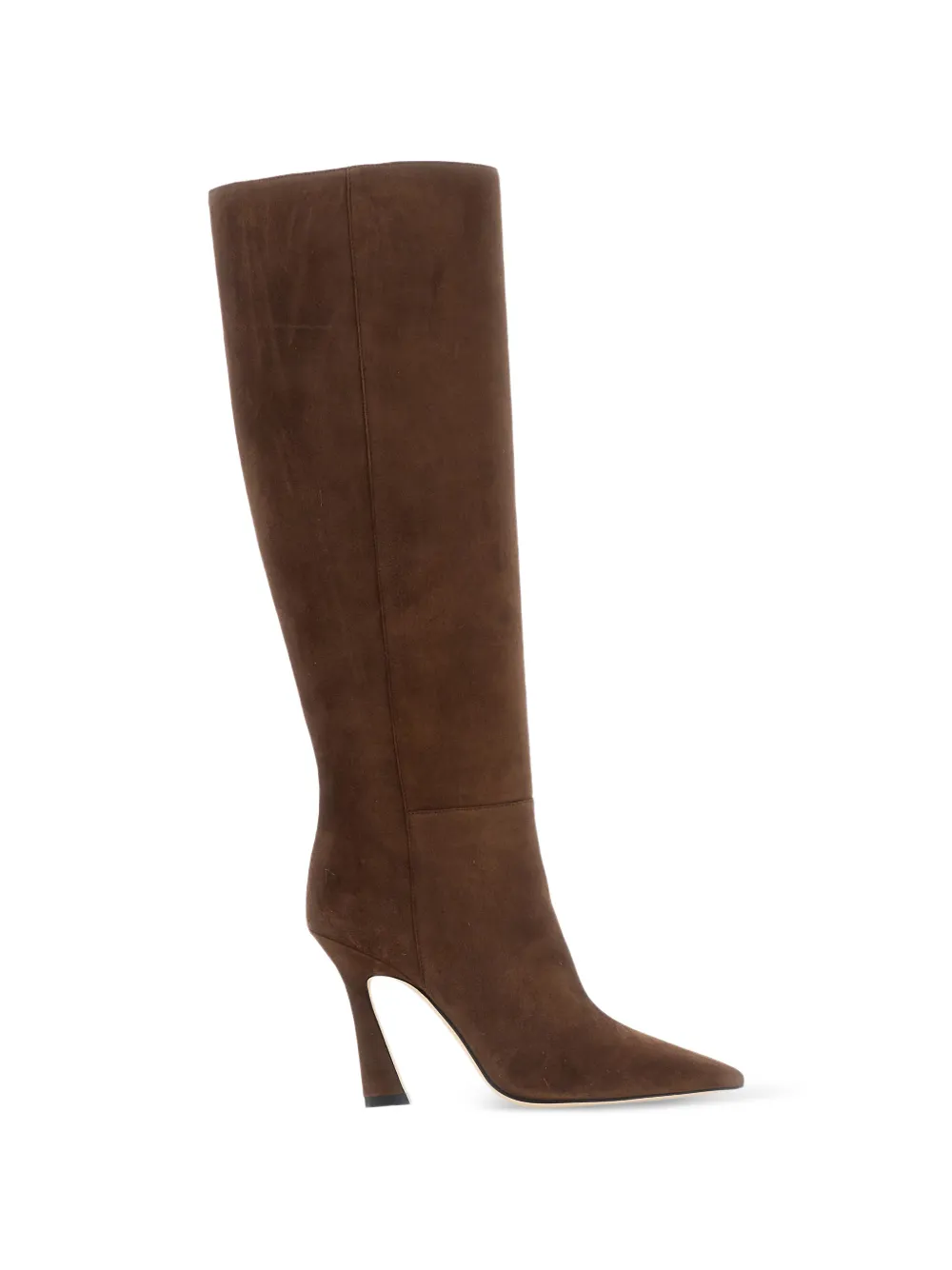 Stuart Weitzman pointed-toe suede knee-high boots Bruin