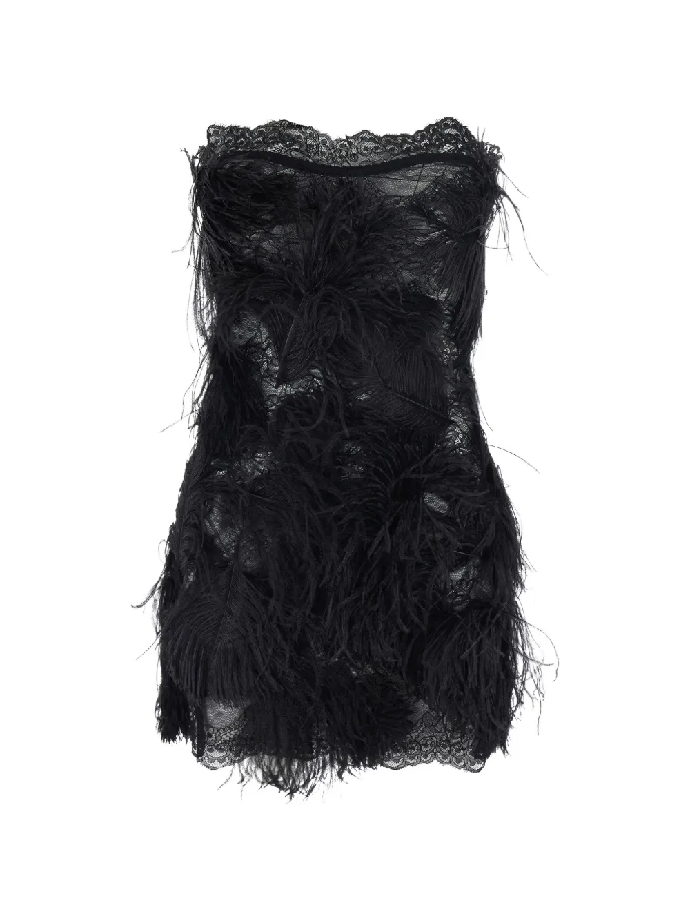 The Attico black mini dress - Nero