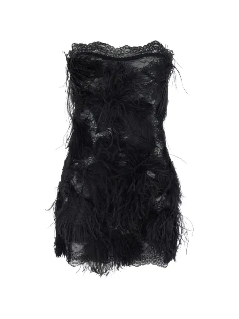 The Attico black mini dress