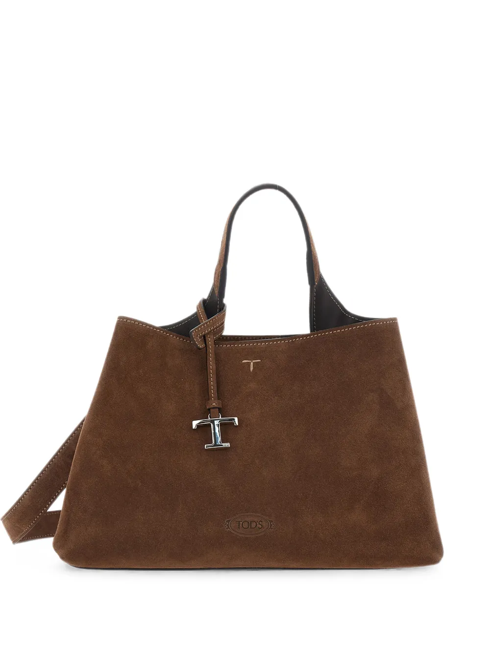 Tod's logo-embossed tote bag - Brown