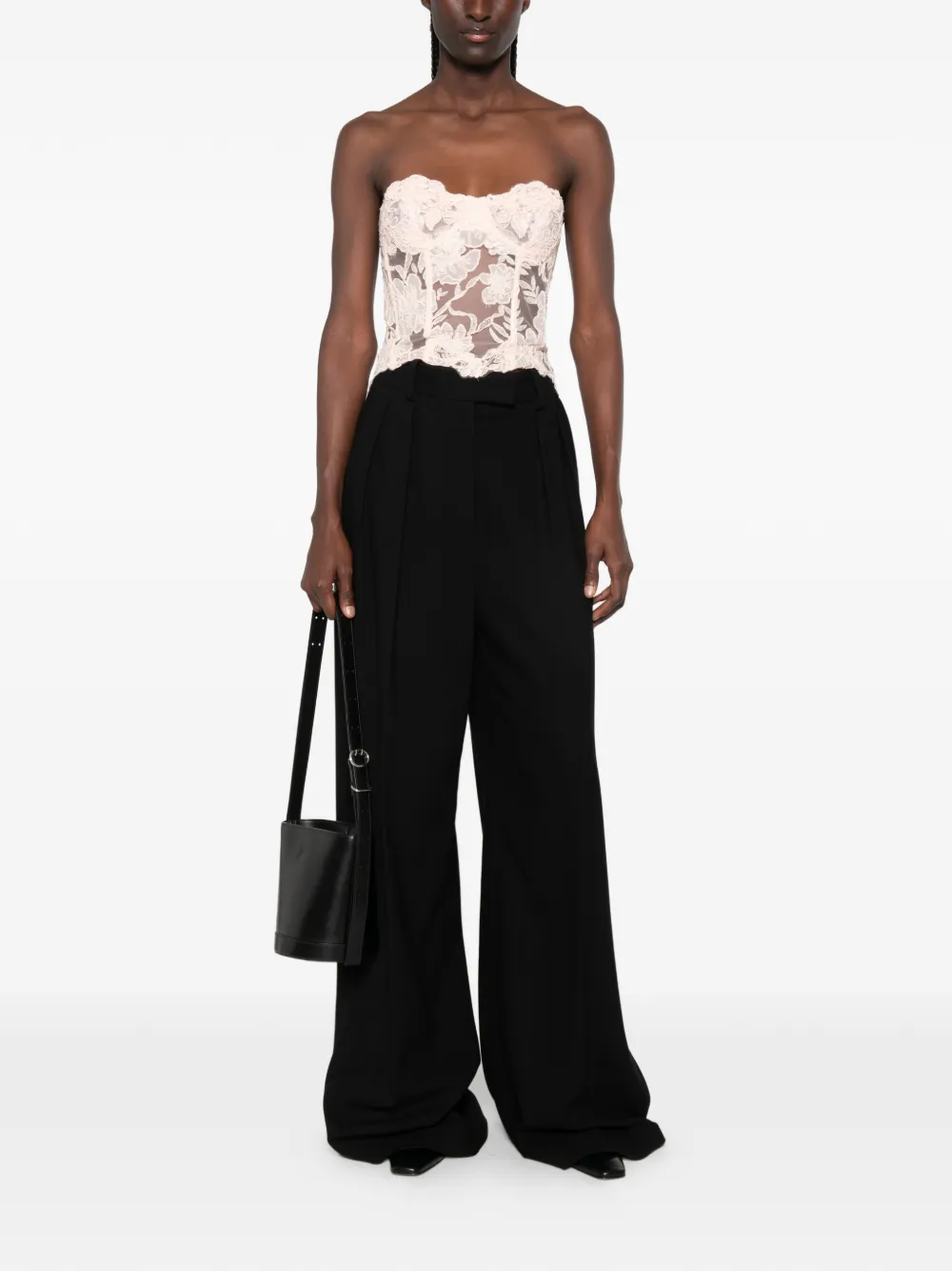 Ermanno Scervino フローラルレース トップ | ピンク | FARFETCH JP