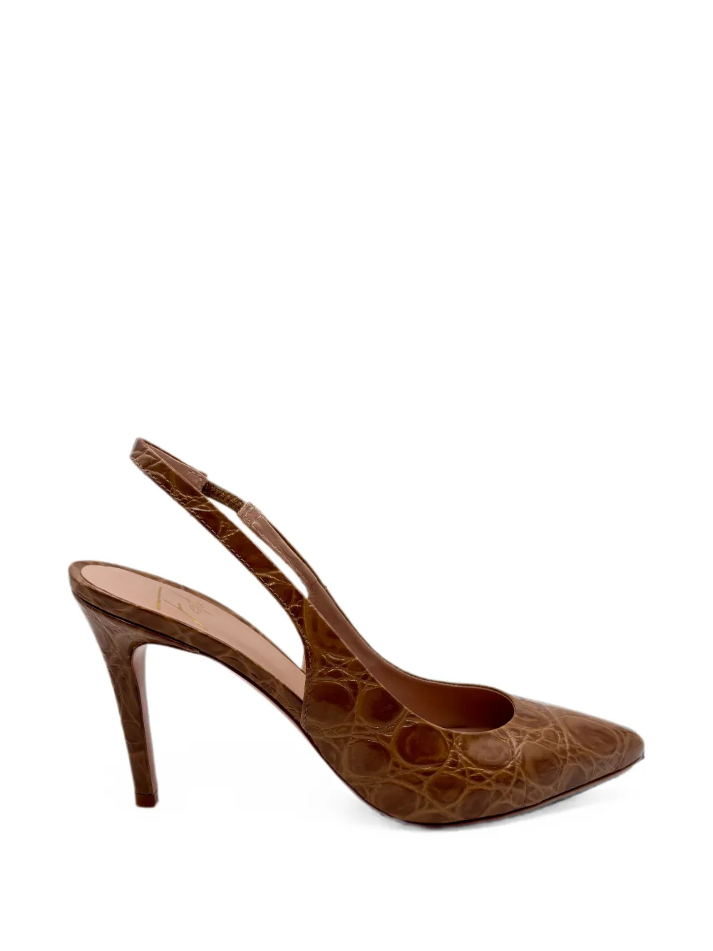 Roberto Festa croc-effect slingback pumps Bruin