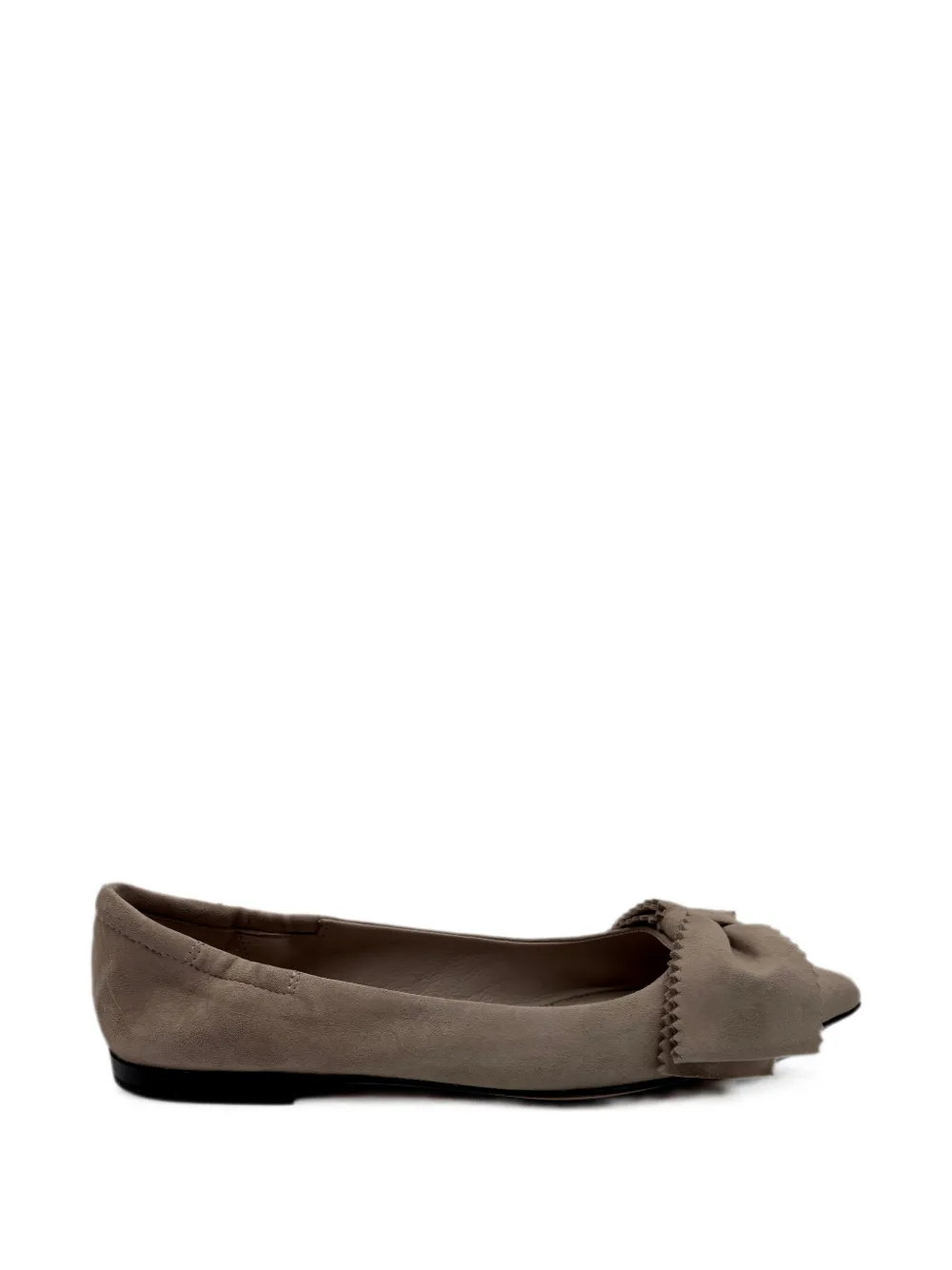 Pomme D´Or Ingrid bow-detail pointed-toe pumps Beige