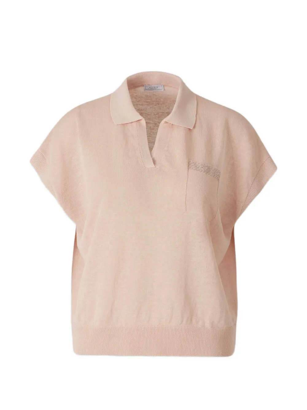 Peserico bead-embellished T-shirt - Rosa