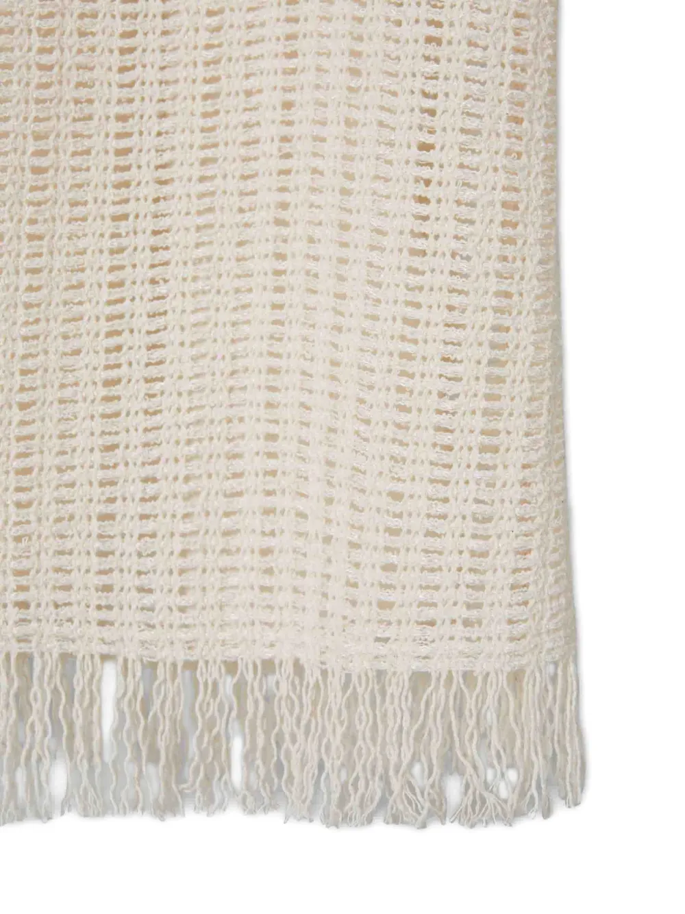 Peserico Top met franje Beige