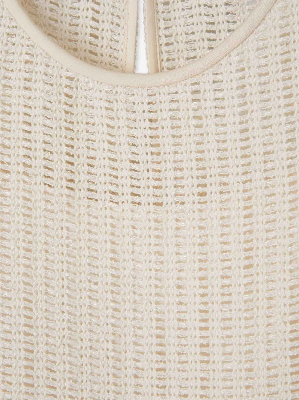 Peserico Top met franje Beige