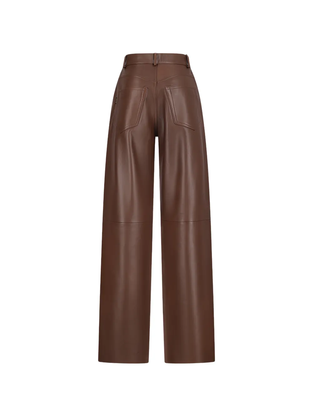 Destin Bonnie leren jeans Bruin