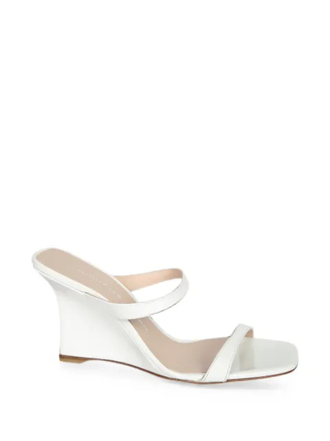 Stuart Weitzman Vinnie patent-finish heeled sandals
