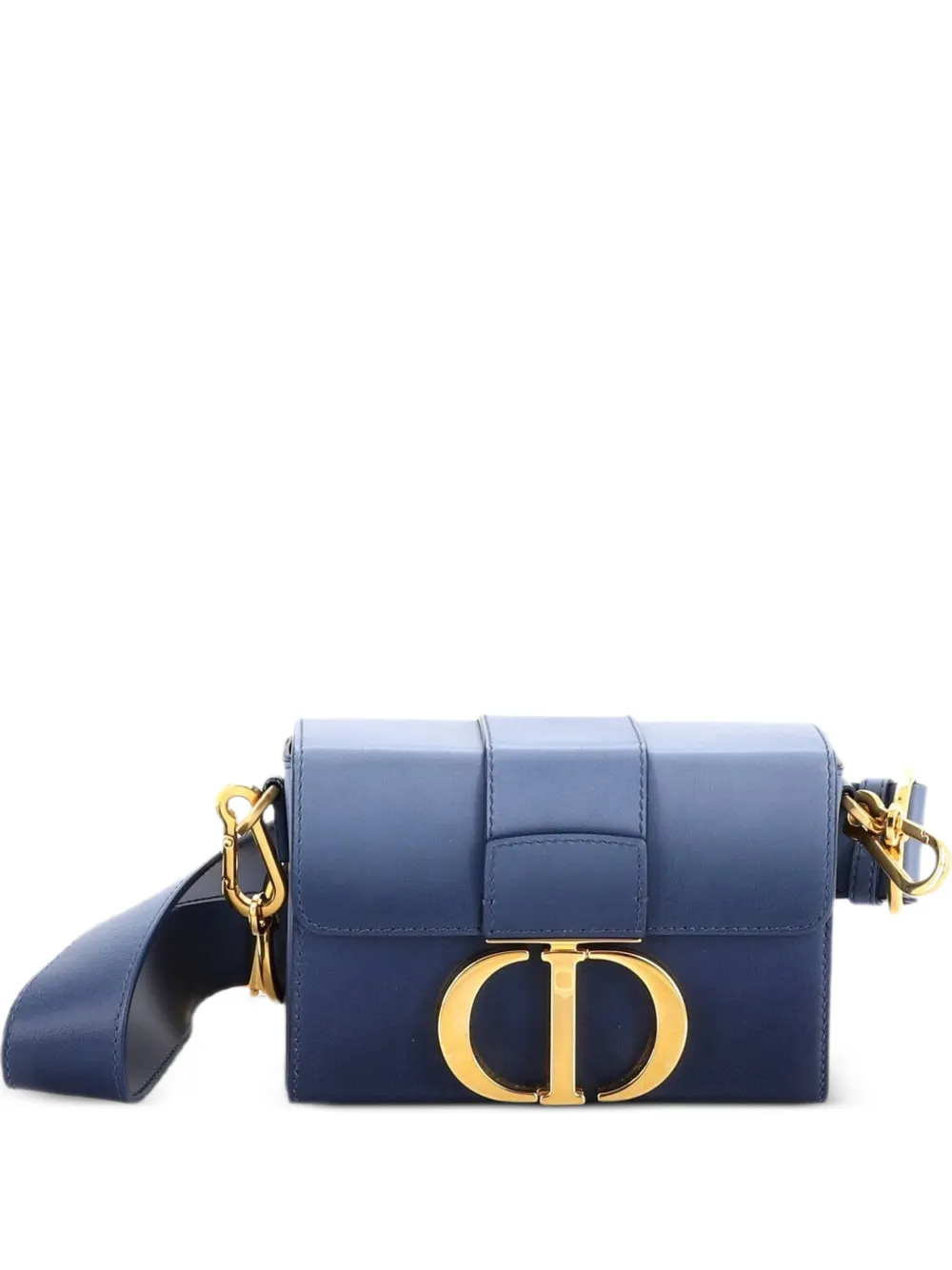 Christian Dior Pre-Owned 30 Montaigne Box Schultertasche aus Leder mit Farbverlauf - Blau