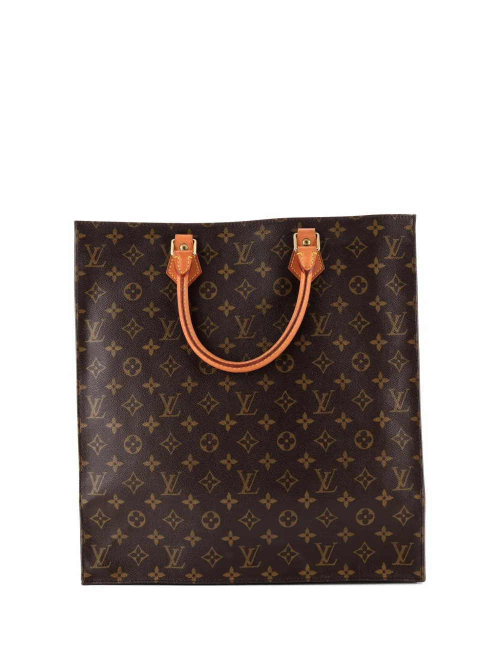 Louis Vuitton Pre-Owned Vintage Sac Plat Tote Bag aus Canvas mit Monogramm - Braun