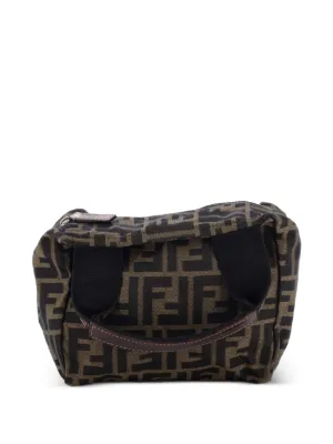 ズッカハンドバッグ Fendi Pre-Owned 1925 コスメティック ズッカ キャンバス ミニ