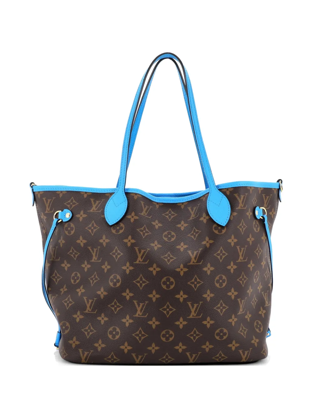 Louis Vuitton Pre-Owned Borsa tote Neverfull Bandouliere Inside Out Textile MM in tela con monogramma - Blu