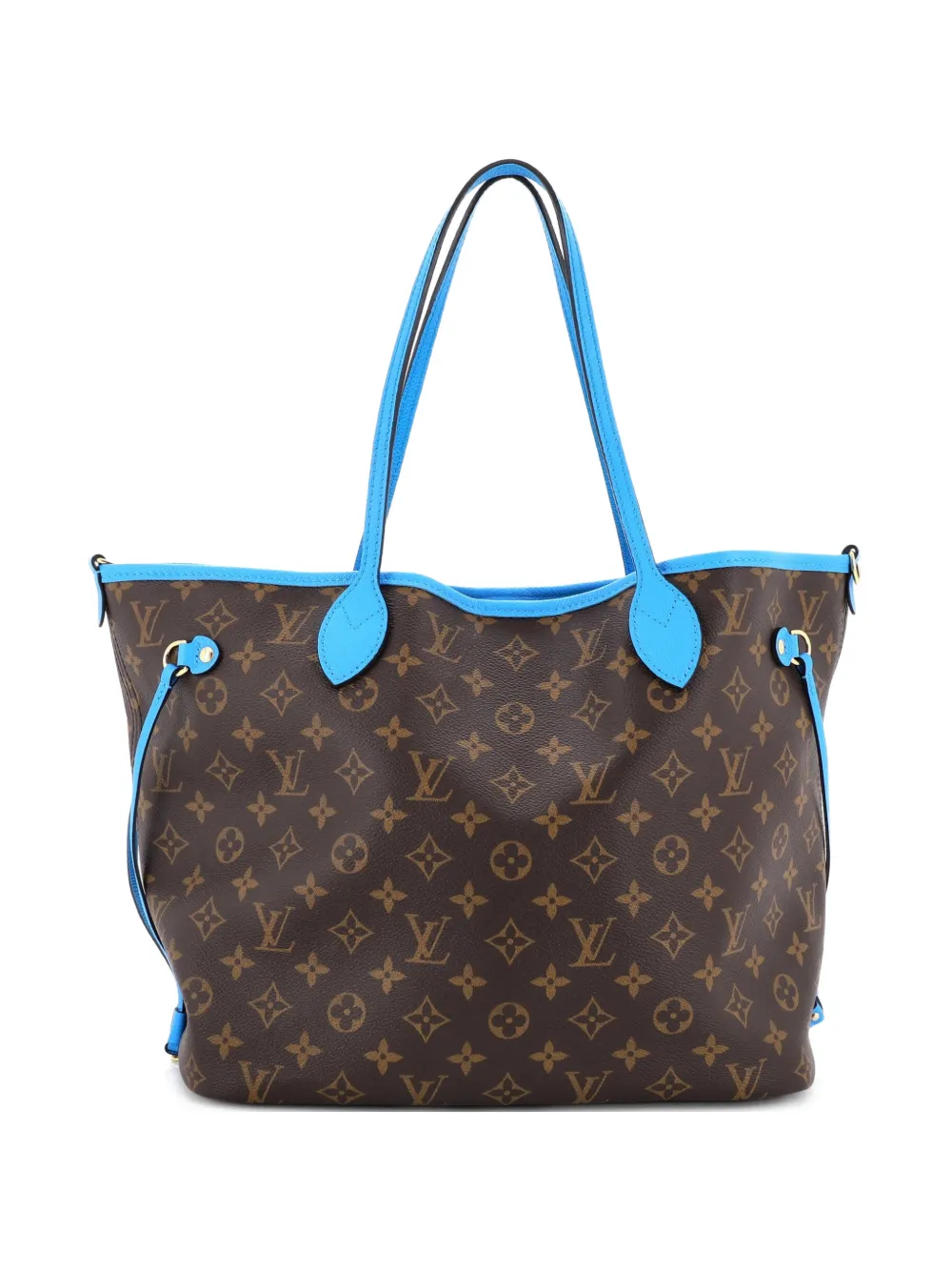 Louis Vuitton Pre-Owned Neverfull Bandouliere Inside Out MM Tote Bag aus Monogramm-Canvas - Blau