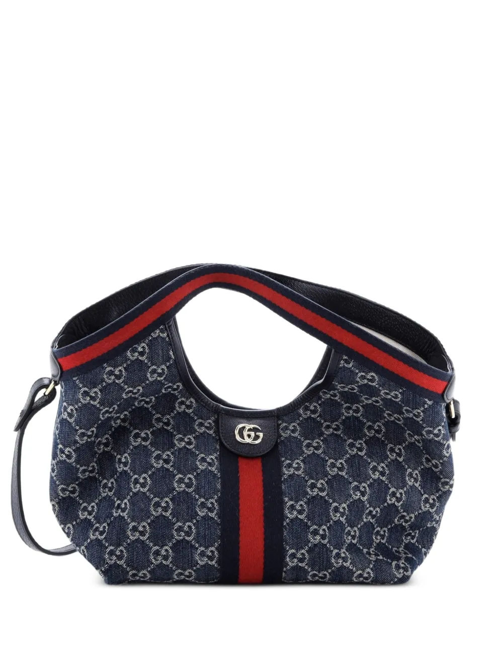 Gucci Pre-Owned Borsa tote Giglio GG piccola - Blu