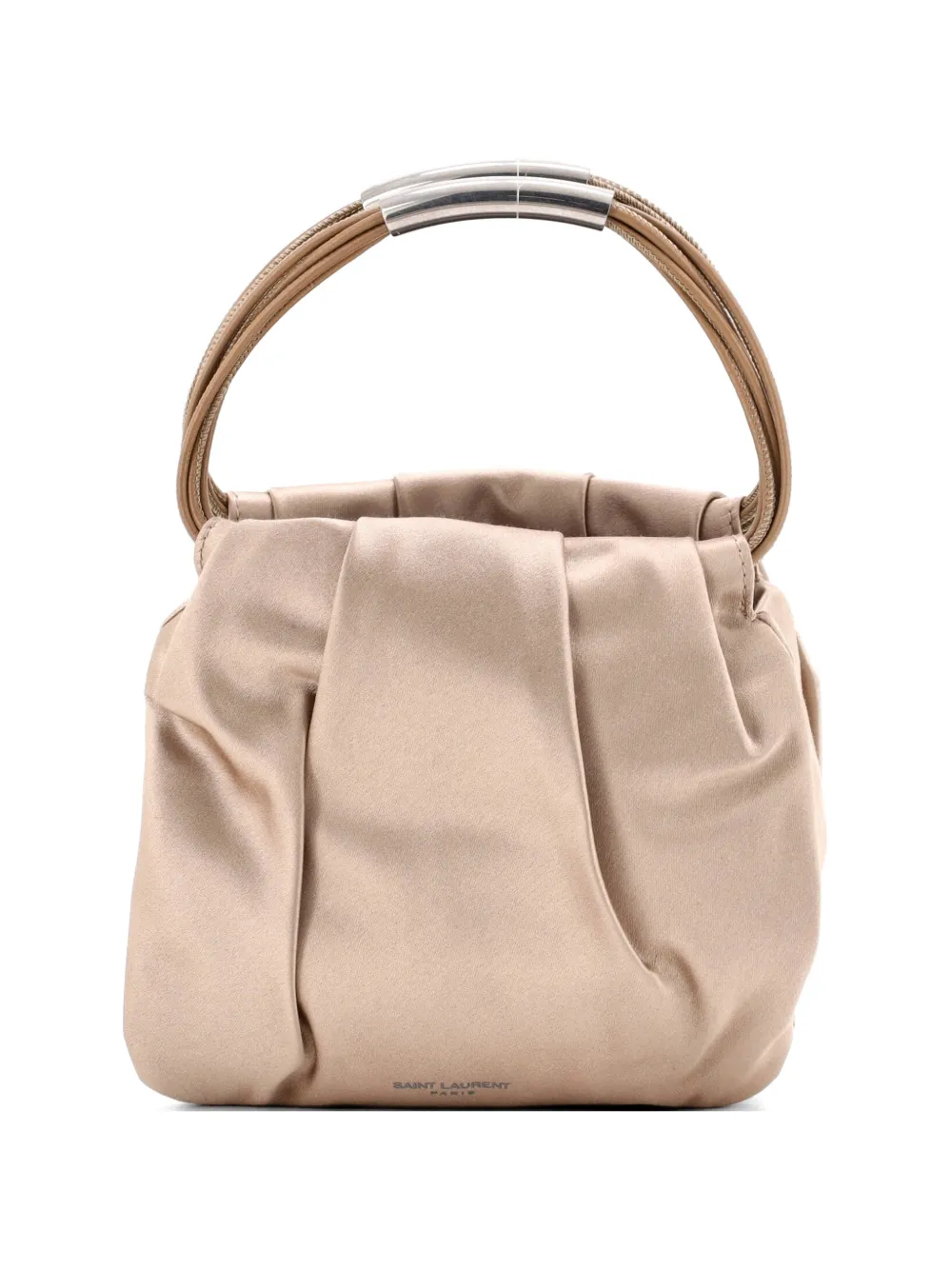 Saint Laurent Pre-Owned Borsa a tracolla Pochon mini in raso - Toni neutri