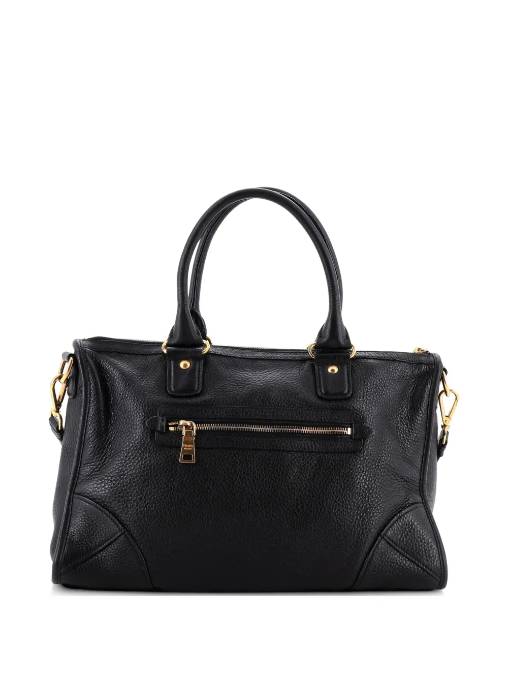 Prada Pre-Owned Front Zip Convertible Vitello Phenix Medium