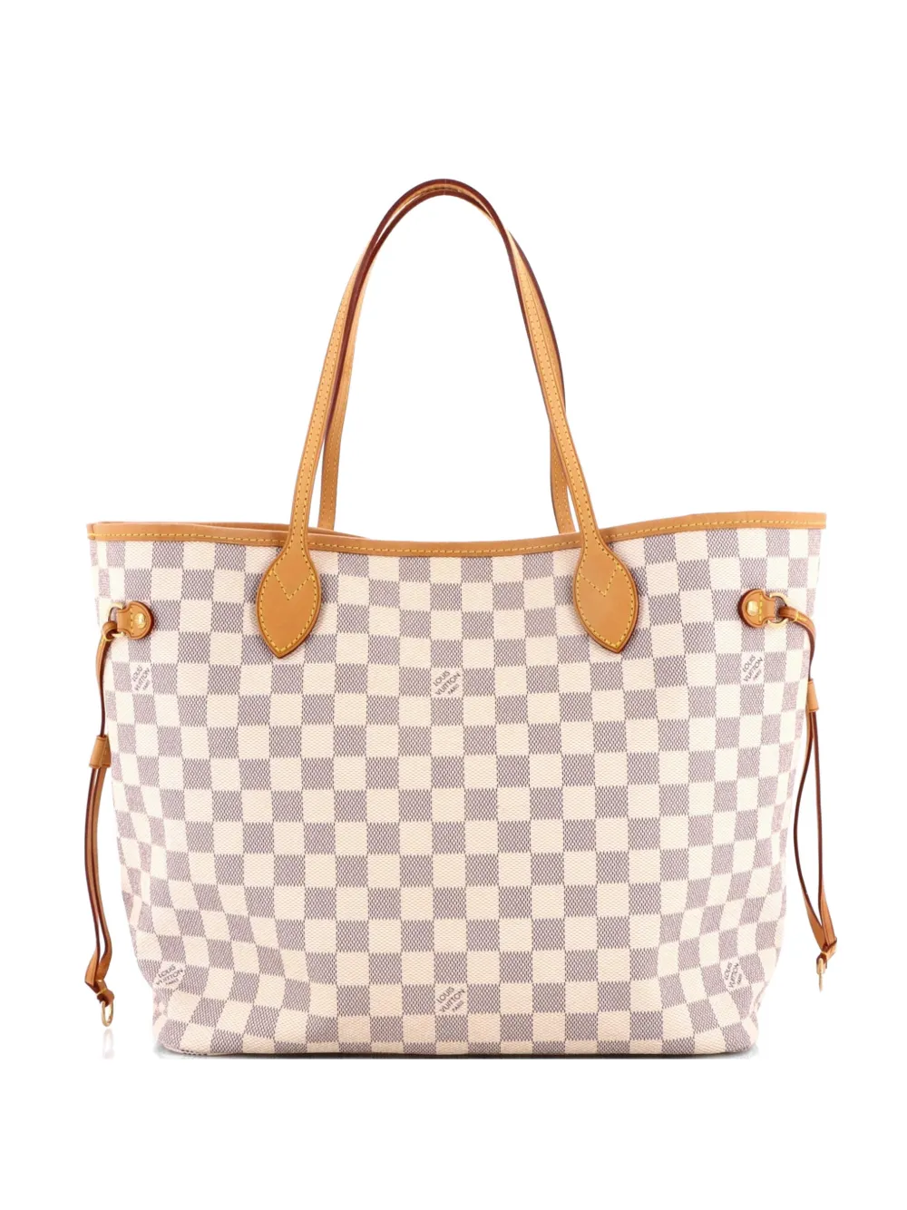 Louis Vuitton Pre-Owned Borsa tote Neverfull Damier MM - Bianco
