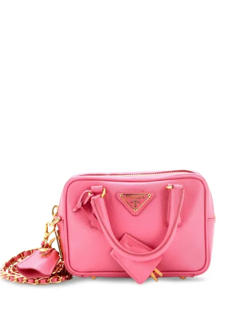 Prada Pre-Owned Bauletto Bag Saffiano Leather Mini crossbody bag