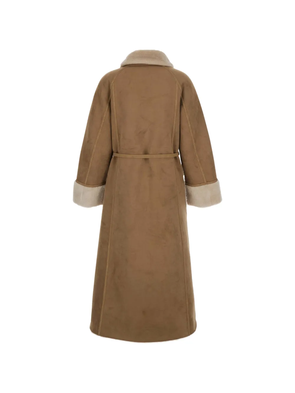 Urbancode Mantel met ceintuur Bruin
