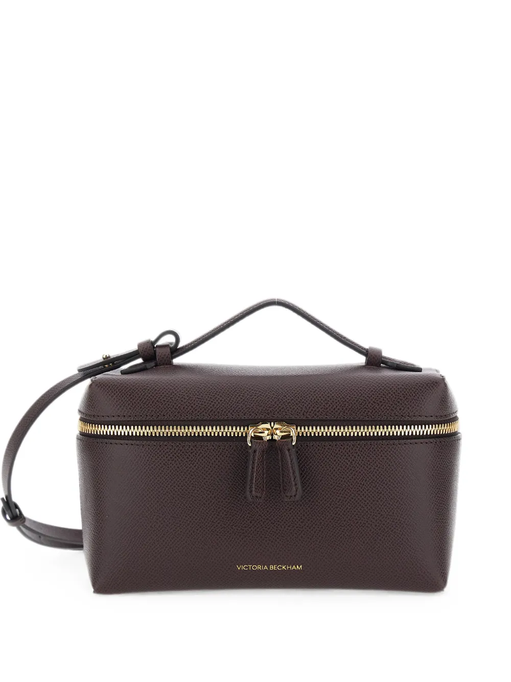 Victoria Beckham Dorian vanity cross body mini bag - Marrone