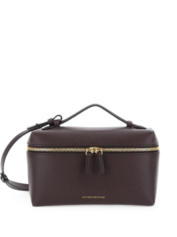 Victoria Beckham Dorian Vanity Cross Body Mini Bag in Brown