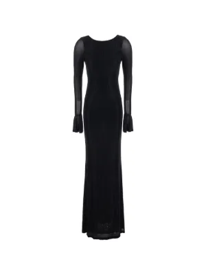the ultimate muse knitted long sleeve maxi dress ODD Jersey Knit | Black 09092025_men_all