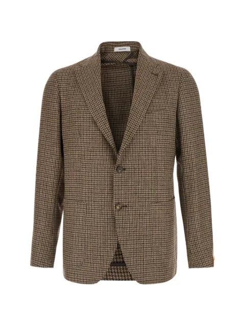 Tagliatore Monte Carlo houndstooth-pattern blazer