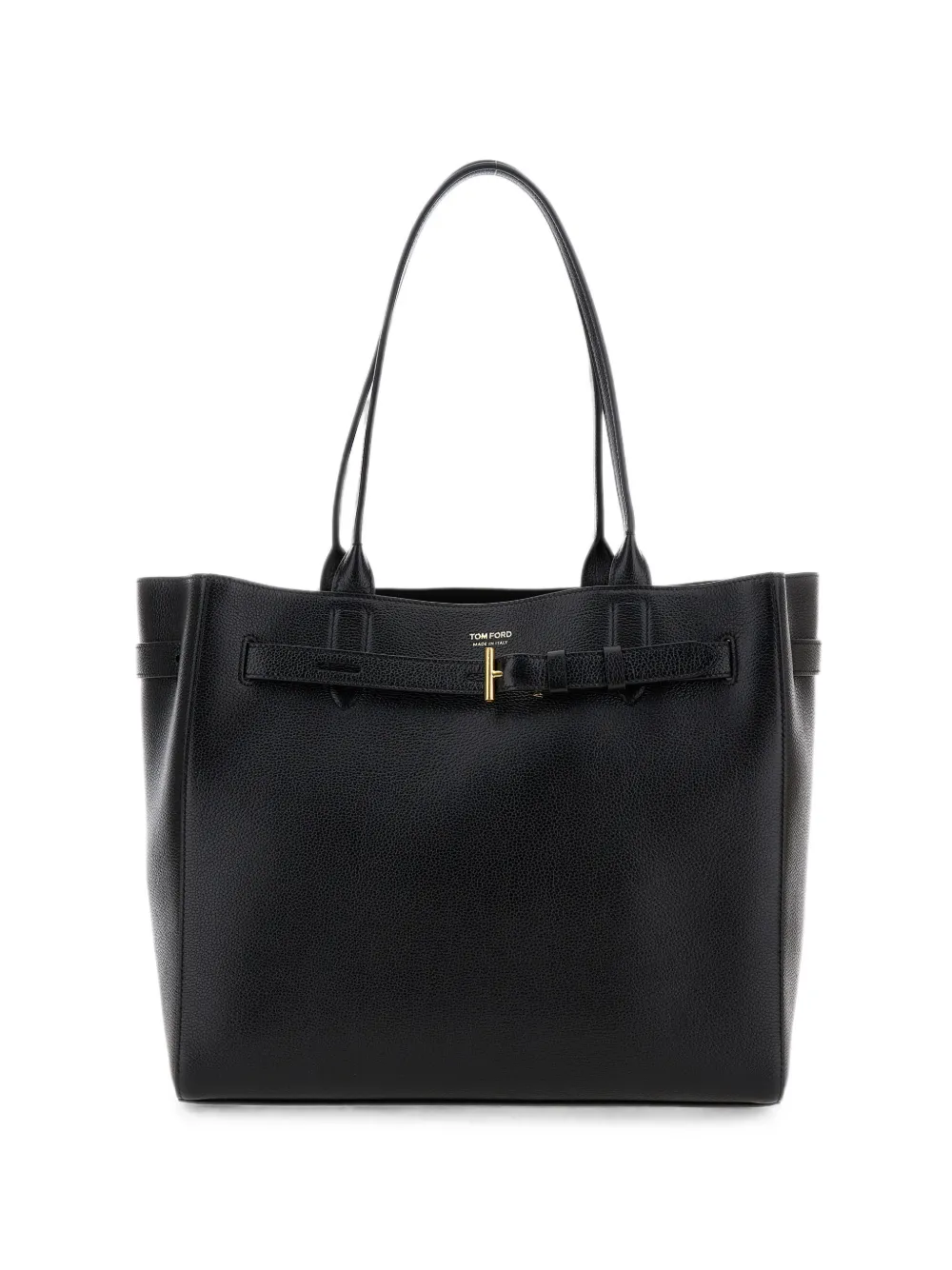 TOM FORD medium Audrey leather tote bag - Nero