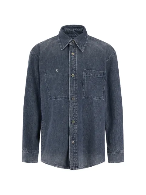 Wooyoungmi floral-print denim shirt
