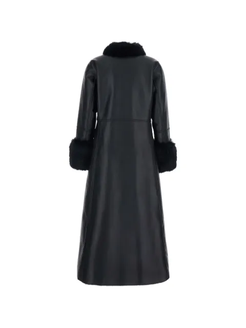Urbancode faux-fur trim coat