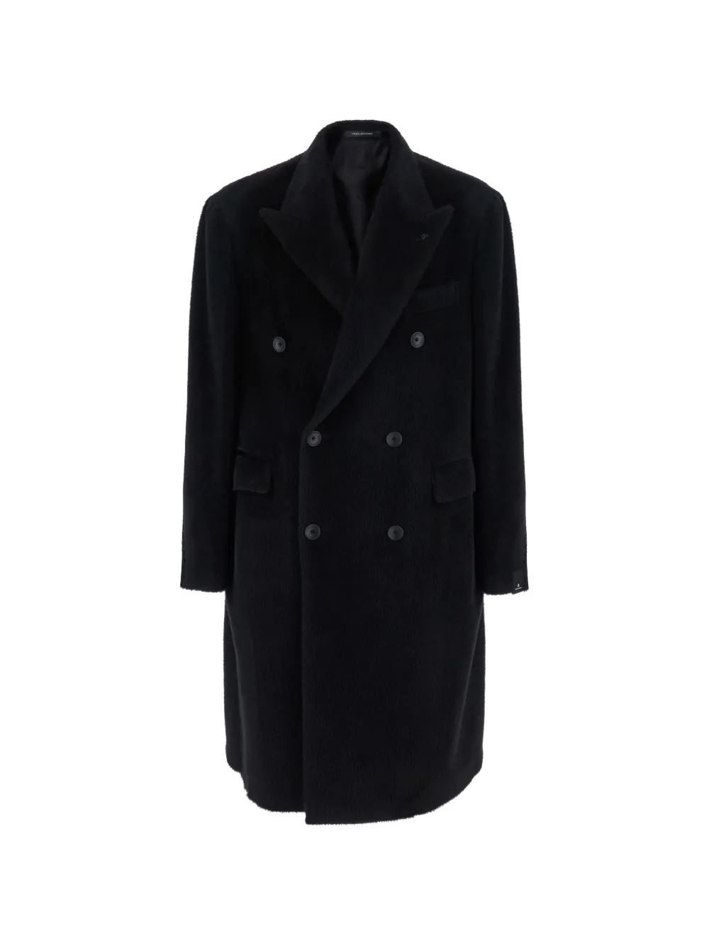 Tagliatore double-breasted peak-lapels coat - Noir Tagliatore double-breasted peak-lapels coat - Noir