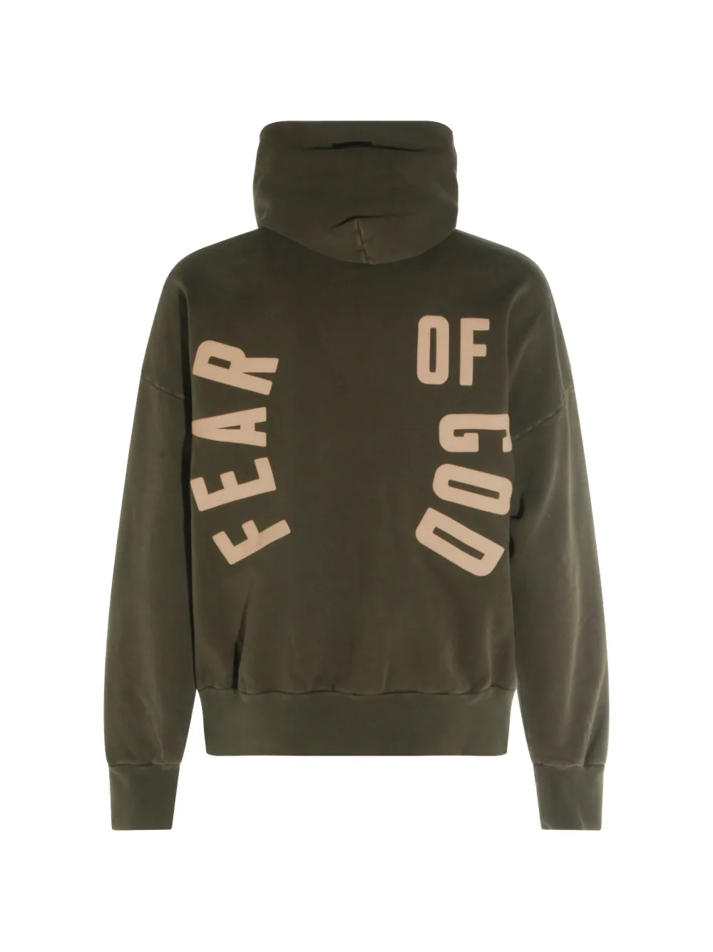 Fear Of God Hoodie met logoprint Bruin
