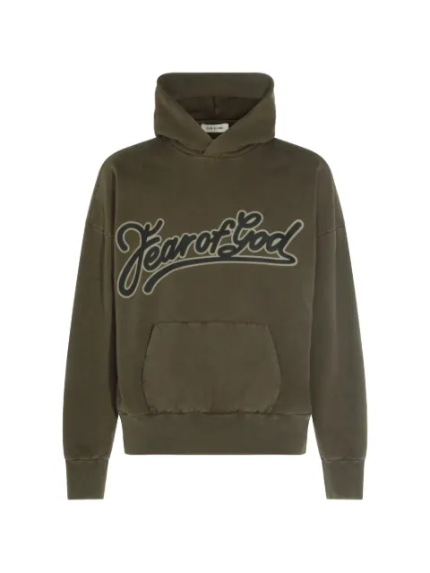 Fear Of God logo-print hoodie