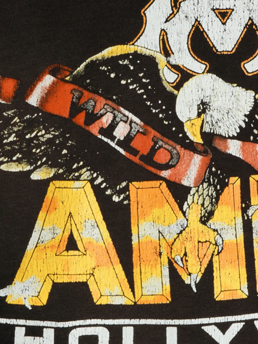 AMIRI MA oversized T-shirt met adelaar Zwart