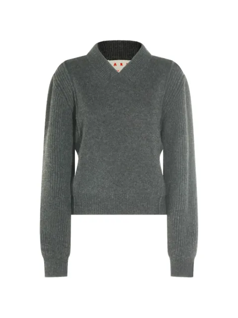 Marni — ribbed-knit V-neck sweater