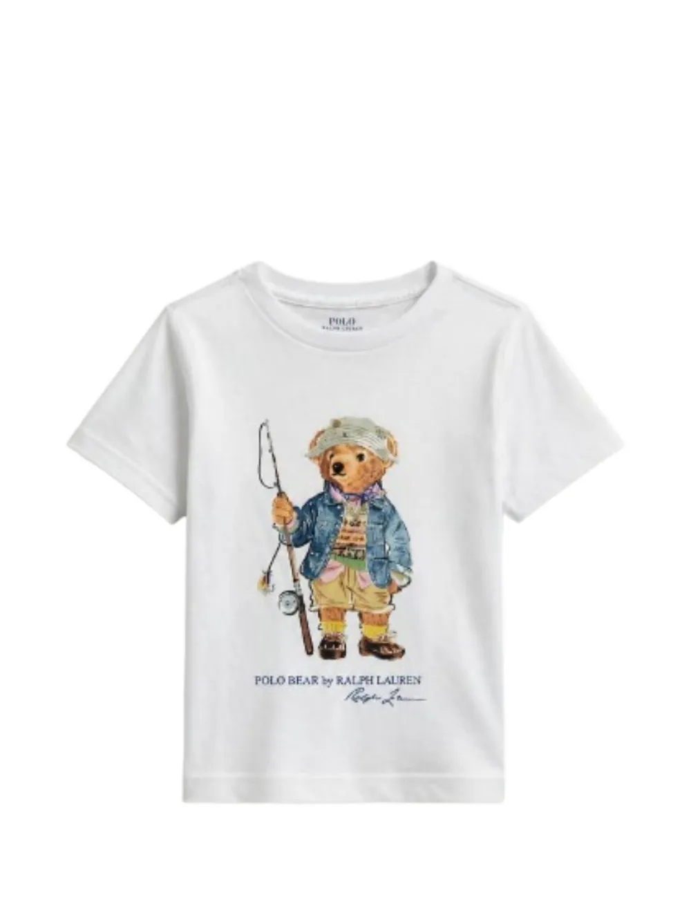 POLO RALPH LAUREN KIDS Polo Bear T-shirt - Bianco