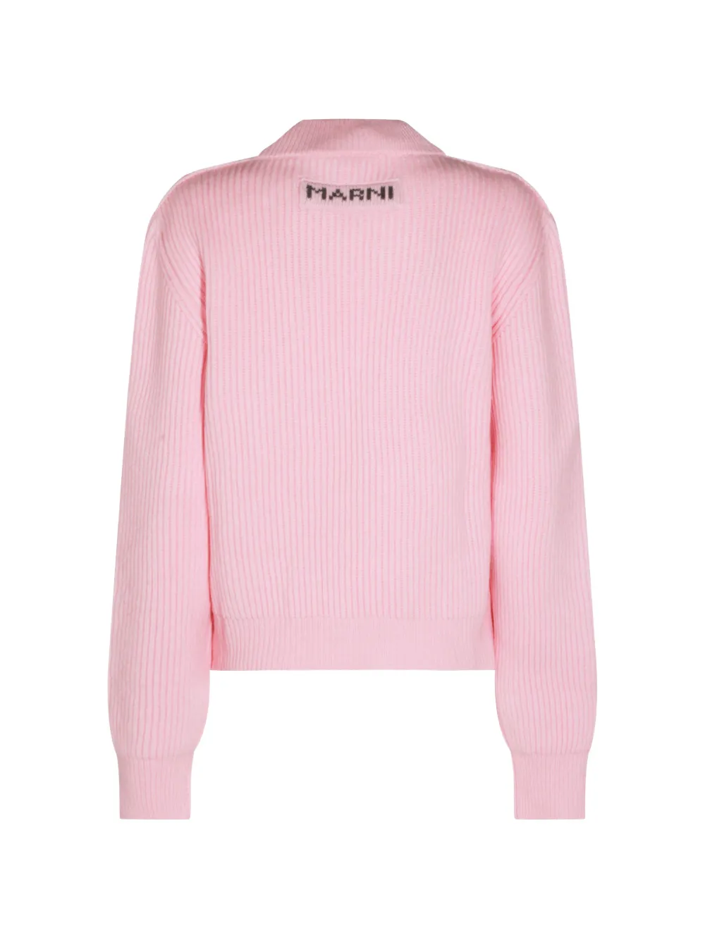 Marni Ribgebreide trui Roze