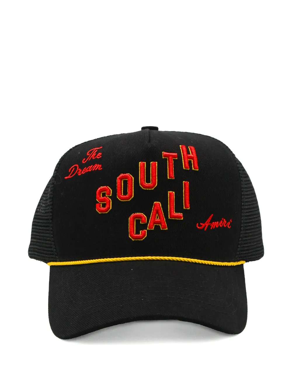 AMIRI embroidered mesh-panel baseball cap - Nero