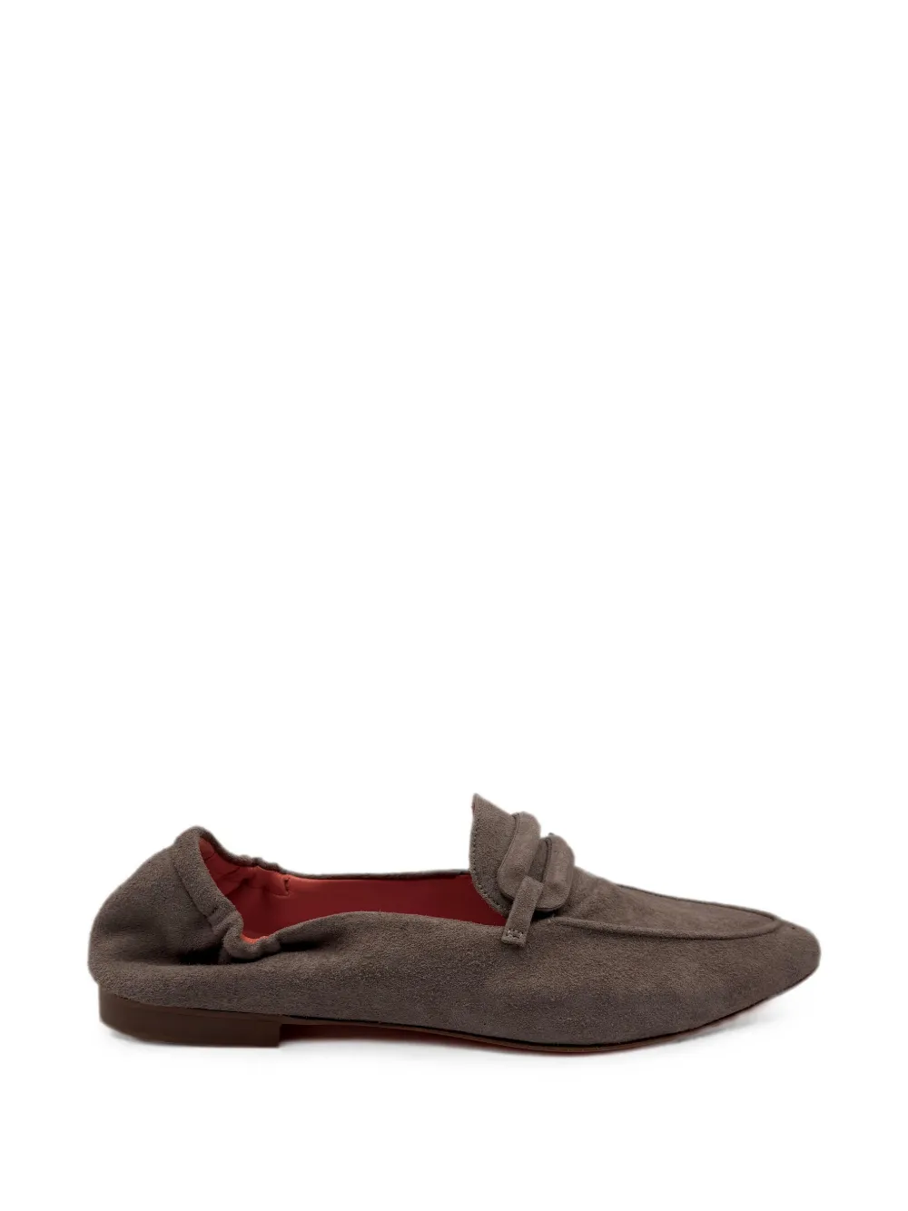 KROLL suede almond-toe loafers - Grau