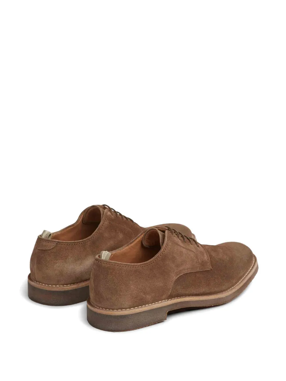 Officine Creative Hopkins suede derby shoes Beige