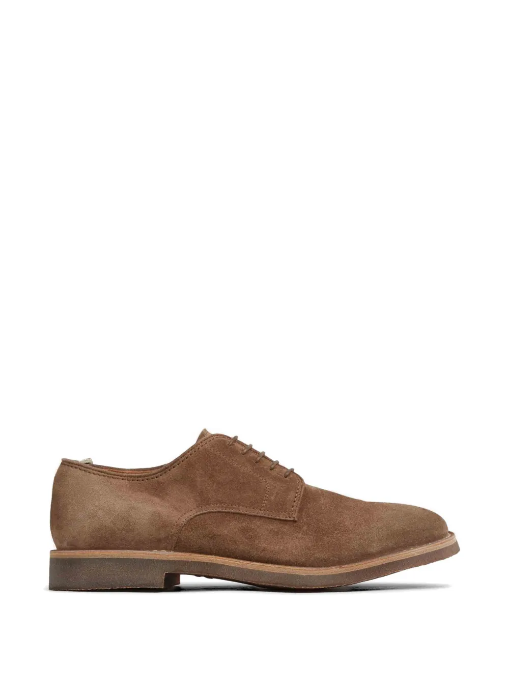 Officine Creative Hopkins suede derby shoes Beige