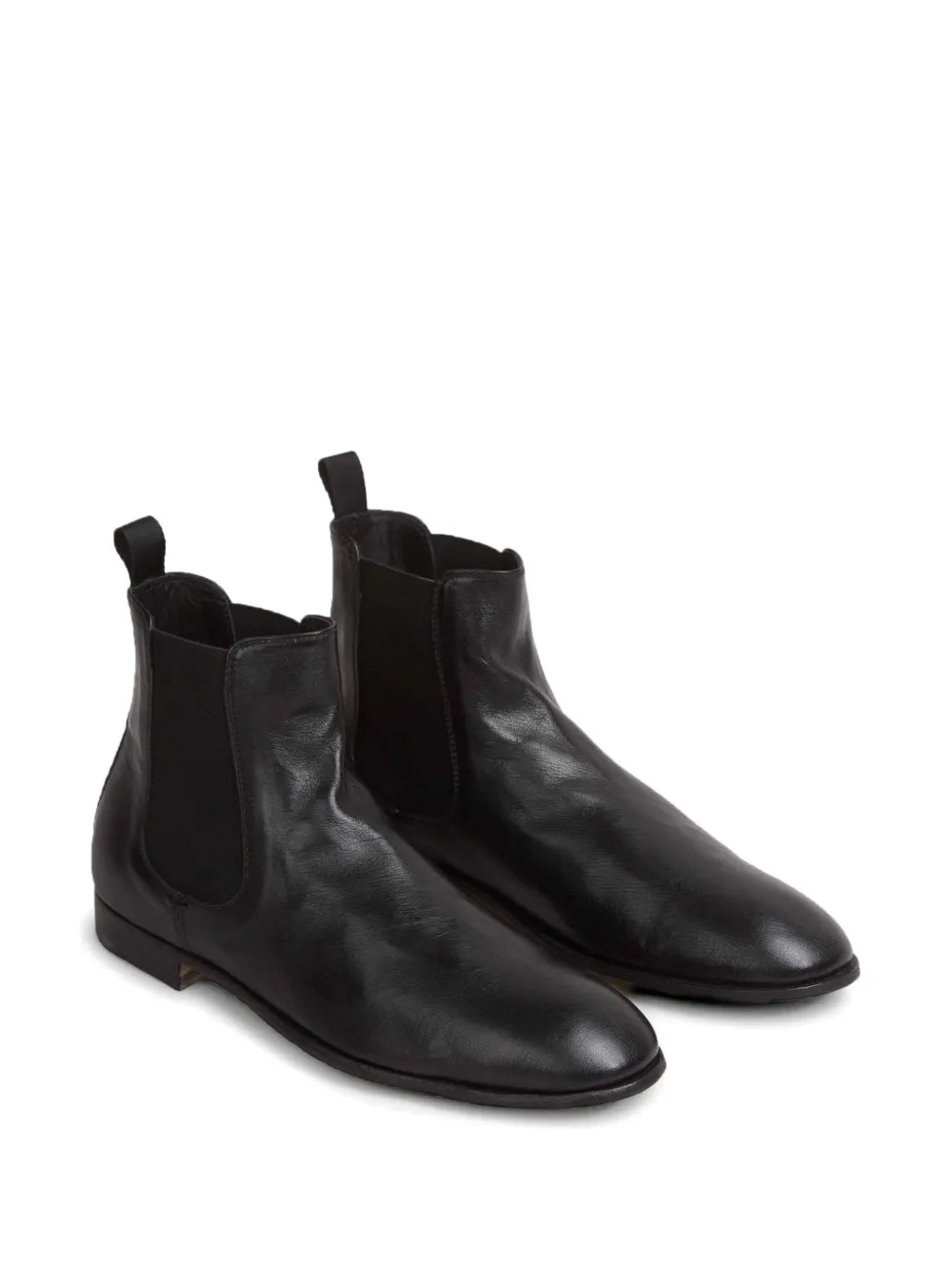Officine Creative Solitude elasticated-side ankle boots Zwart
