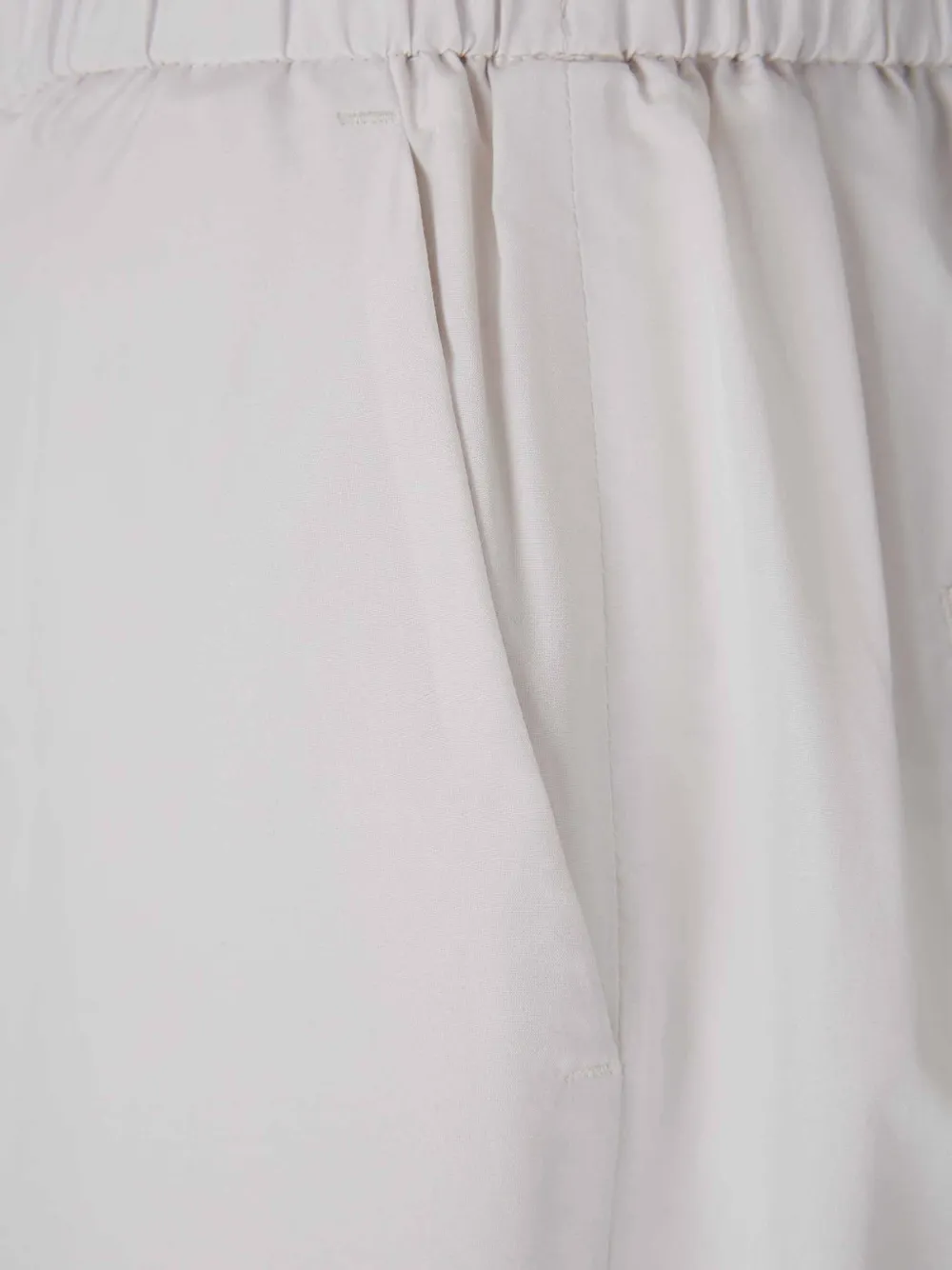 Peserico Plooibroek met elastische taille Wit