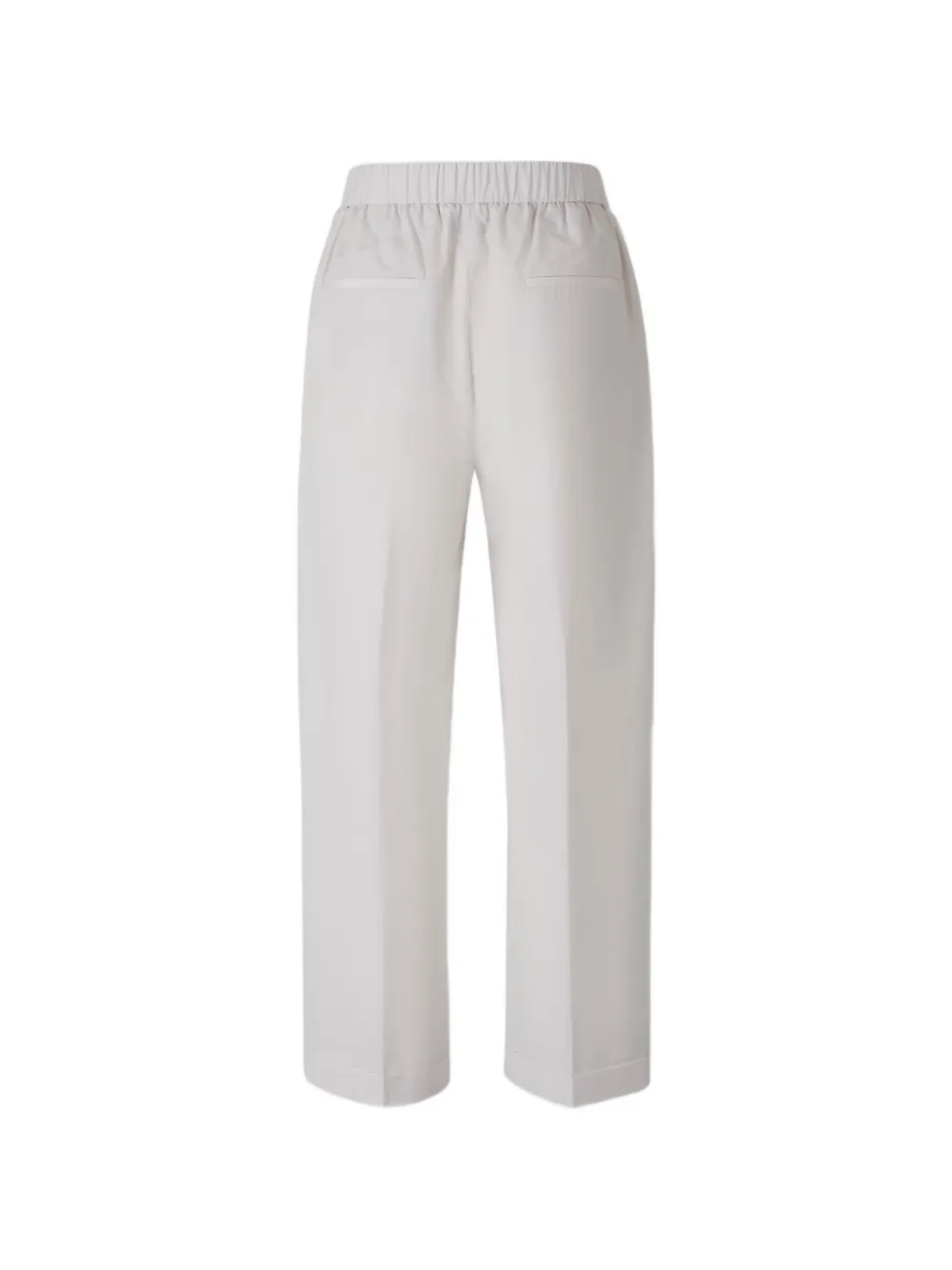 Peserico Plooibroek met elastische taille Wit