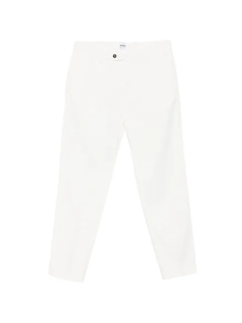 VELA SHOP belt-loop straight-leg trousers