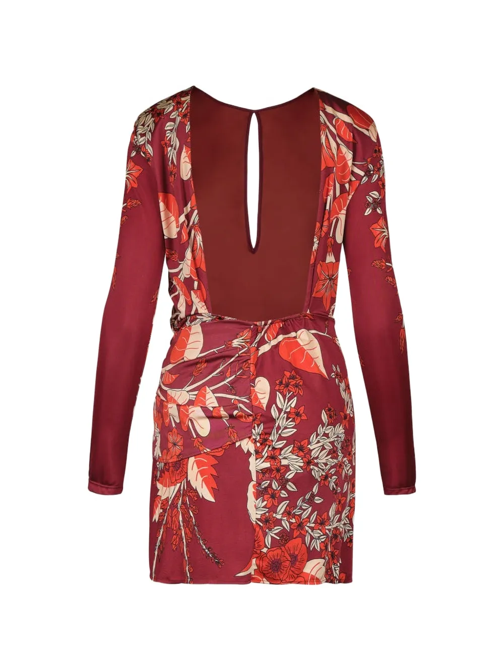 Johanna Ortiz Rainforest Canopy jurk met bloemenprint Rood