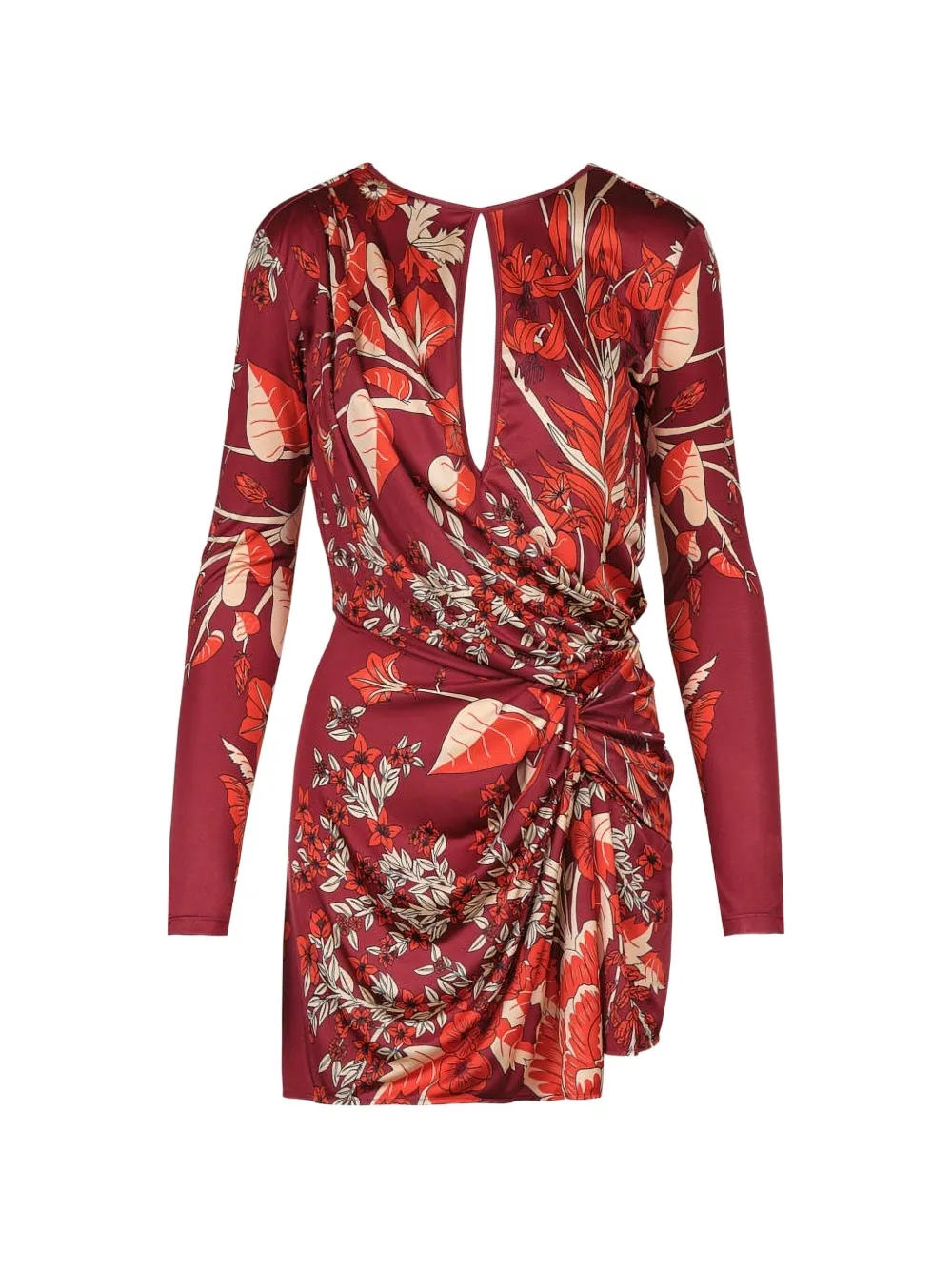 Johanna Ortiz Rainforest Canopy floral-print dress - Rosso