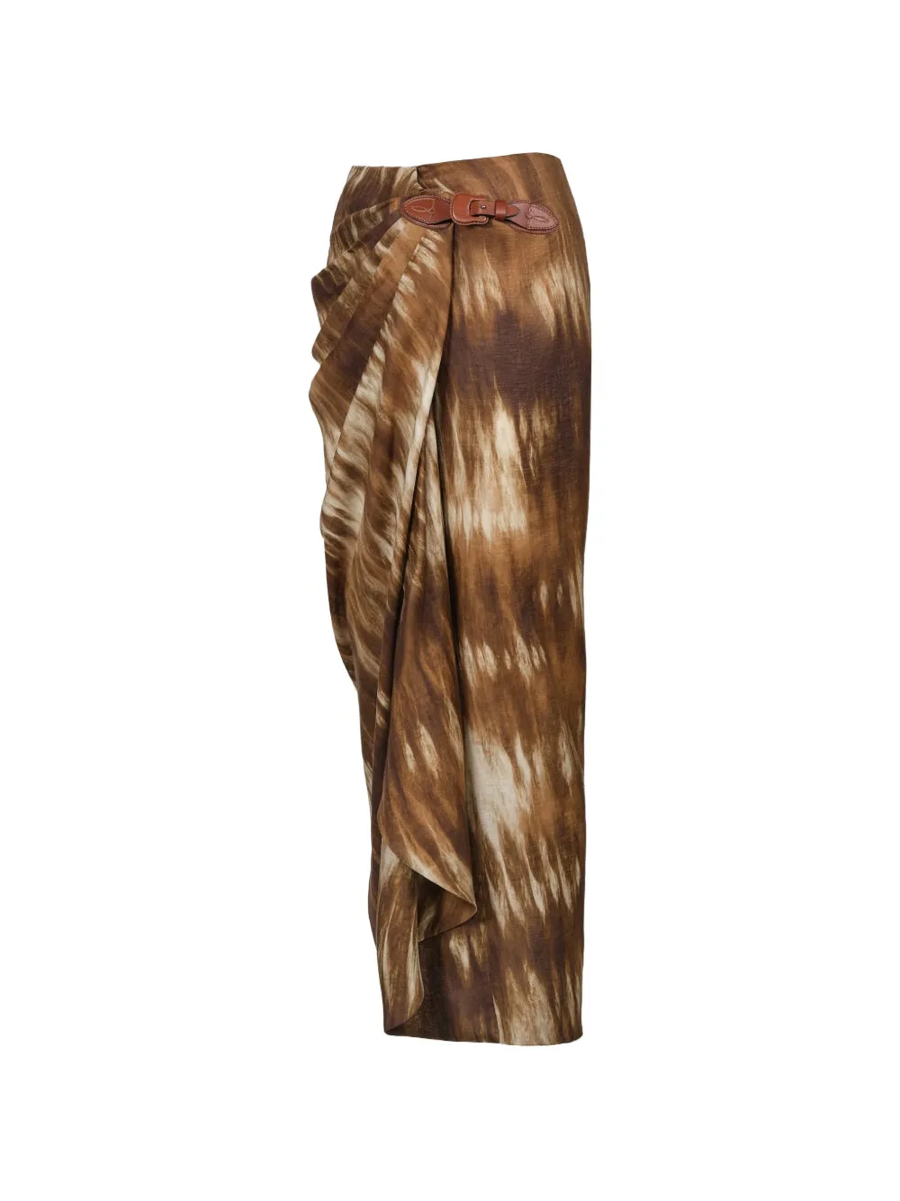 Expedition draped linen skirt from Johanna Ortiz